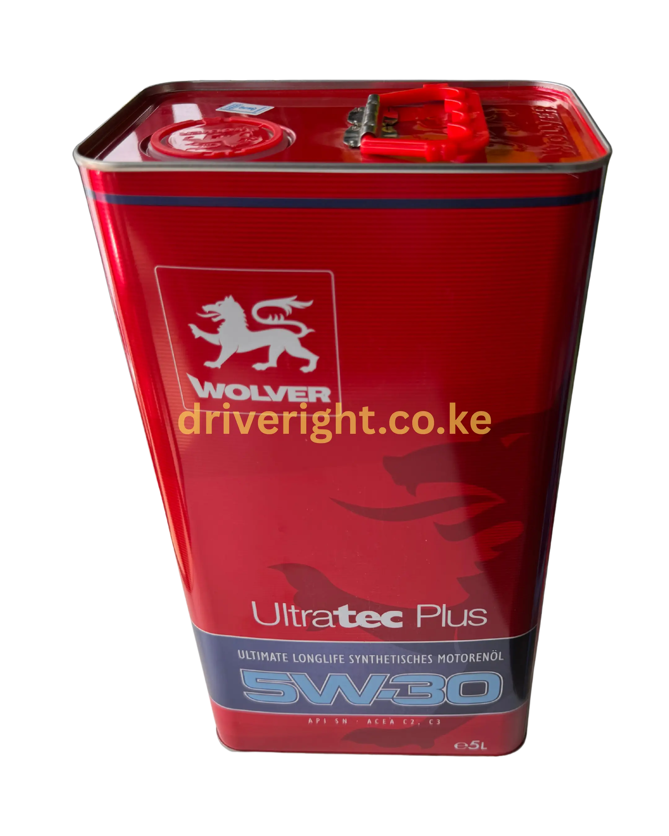 Wolver Engine Oil Wolver Ultra Plus 5W30 5L ACEA C2/C3 VW 503/504 – Fully Synthetic ...