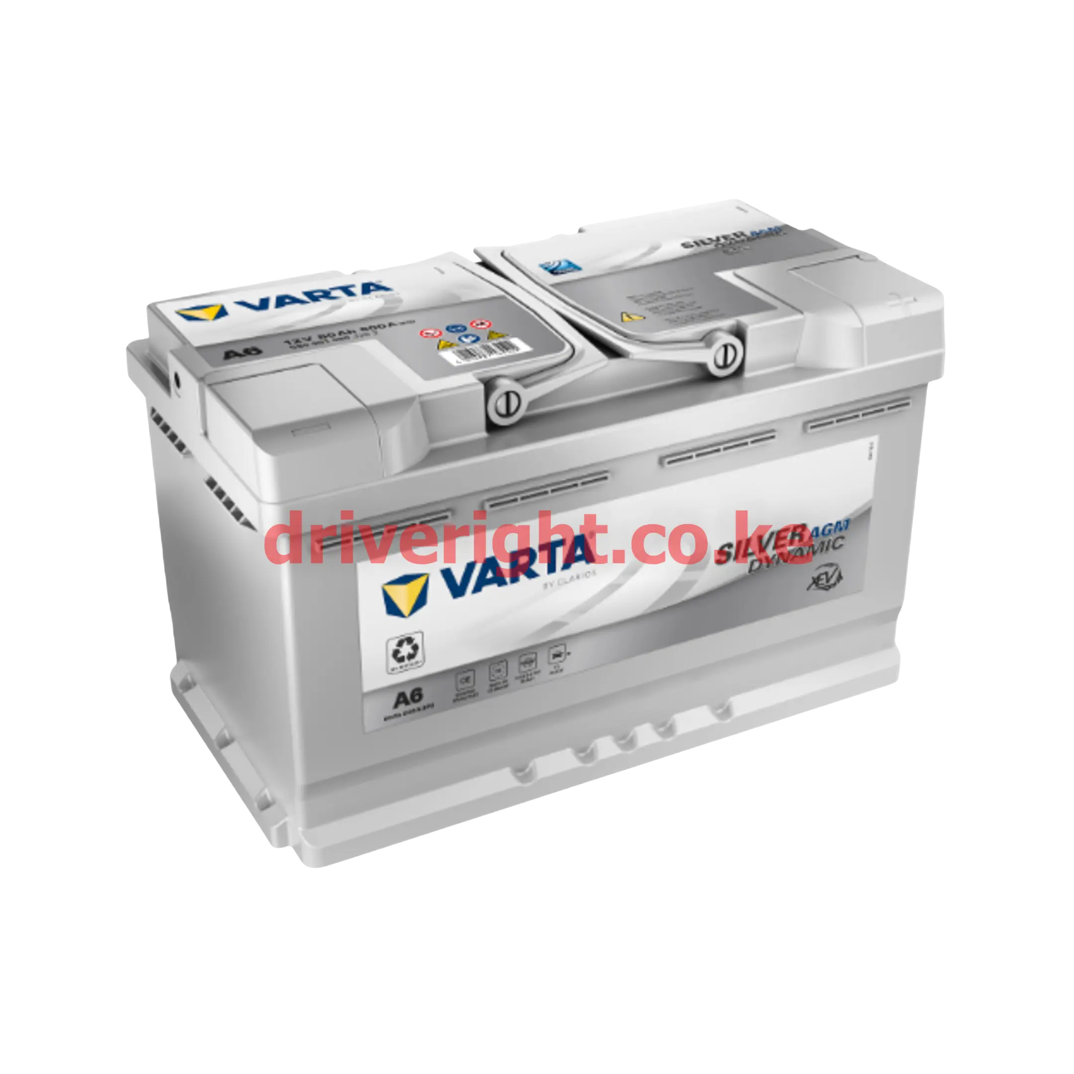 VARTA Silver Dynamic AGM 80 Battery | DriveRight Supplies KE