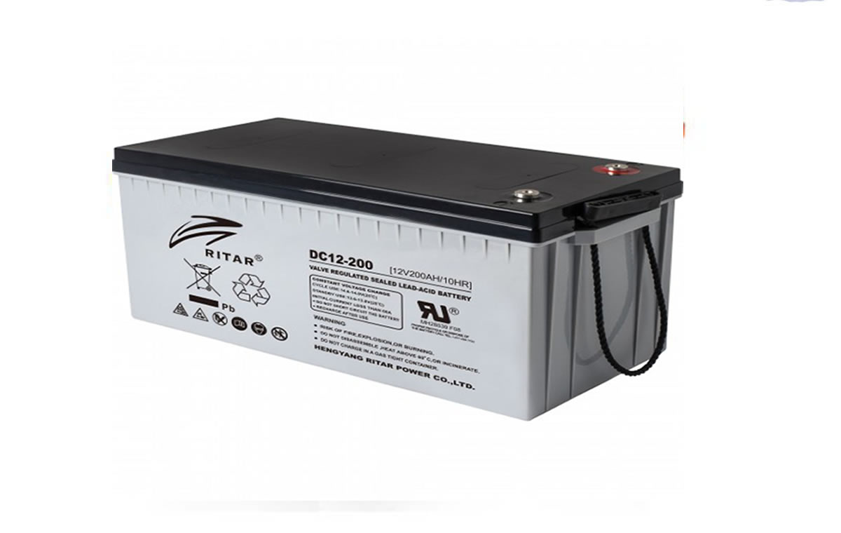 200Ah Gel Ritar solar battery