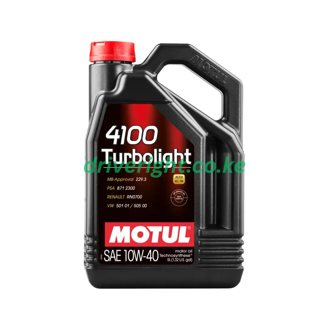 MOTUL 4100 TurboLight 10W40 5L | DriveRight Supplies KE
