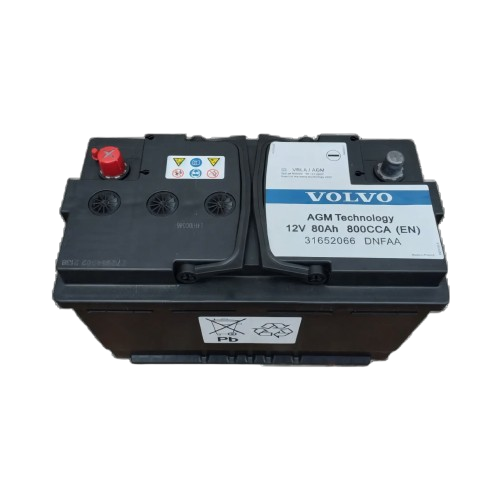 VOLVO AGM 80 12V 80Ah 800CCA OEM battery