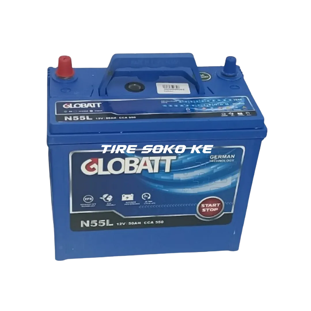 Globatt NS60 Start-Stop Car Battery (EFB N55)