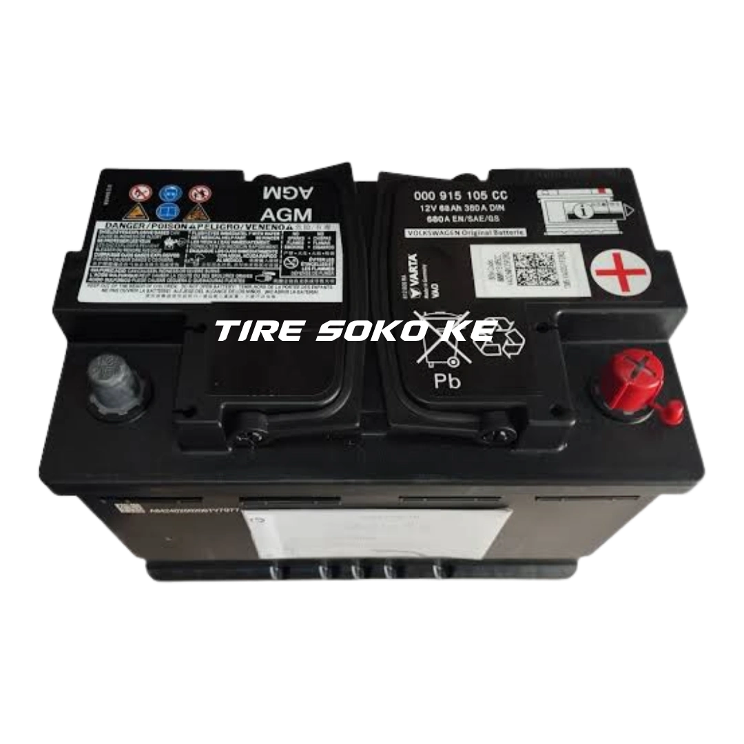 Volkswagen AGM 68 12V 68Ah 680CCA OEM Battery
