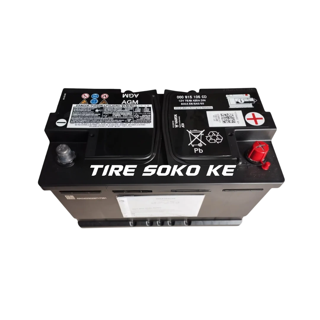 Volkswagen AGM 75 12V 75Ah 800CCA OEM Battery