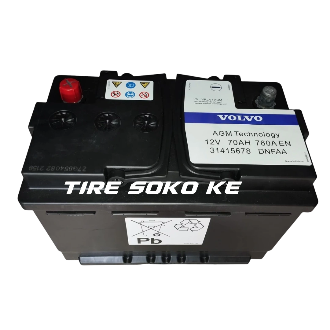 Volvo AGM 70 12V 70Ah 760CCA OEM Battery