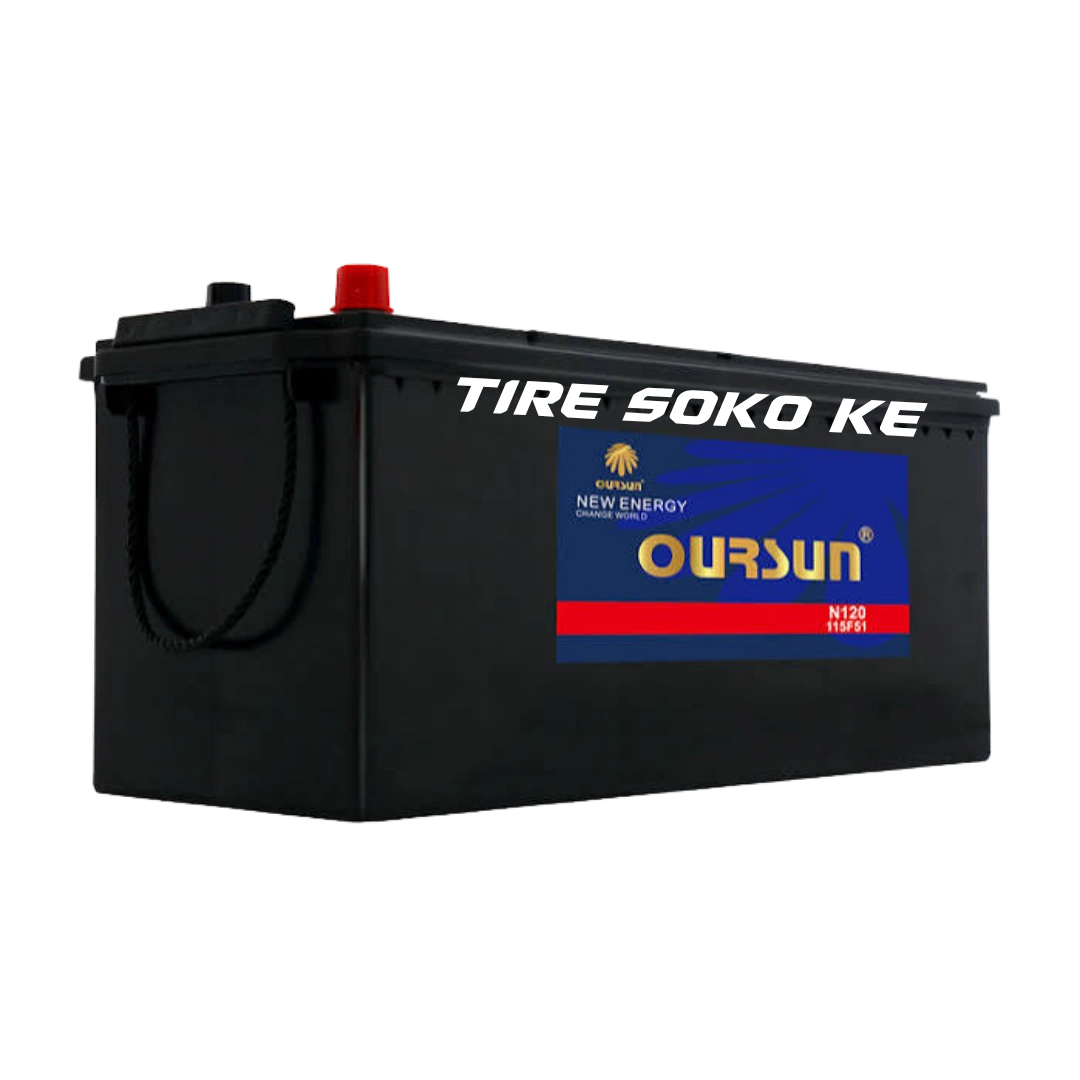 Oursun N120 12V 120Ah 900CCA MF Battery
