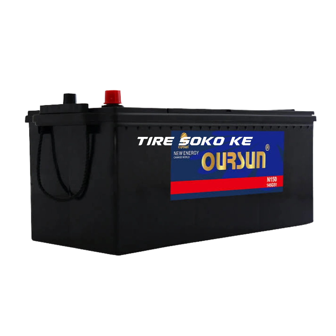 Oursun N180 12V 180Ah 1300CCA MF Battery