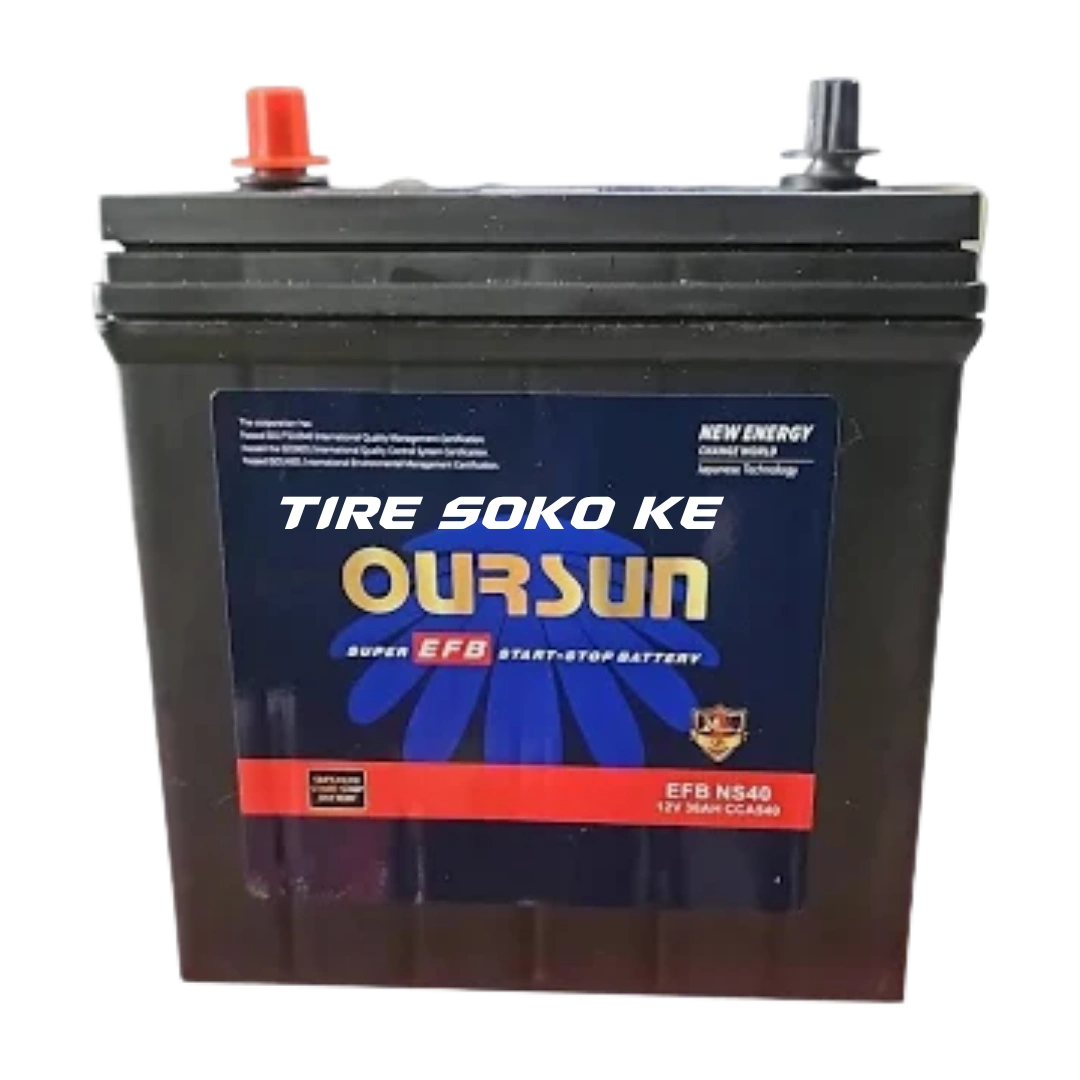 Oursun EFB NS40 12V 36Ah 540CCA Start-Stop Battery