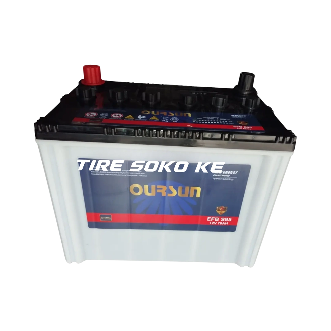 Oursun EFB S95 12V 70Ah 750CCA Start-Stop Car Battery