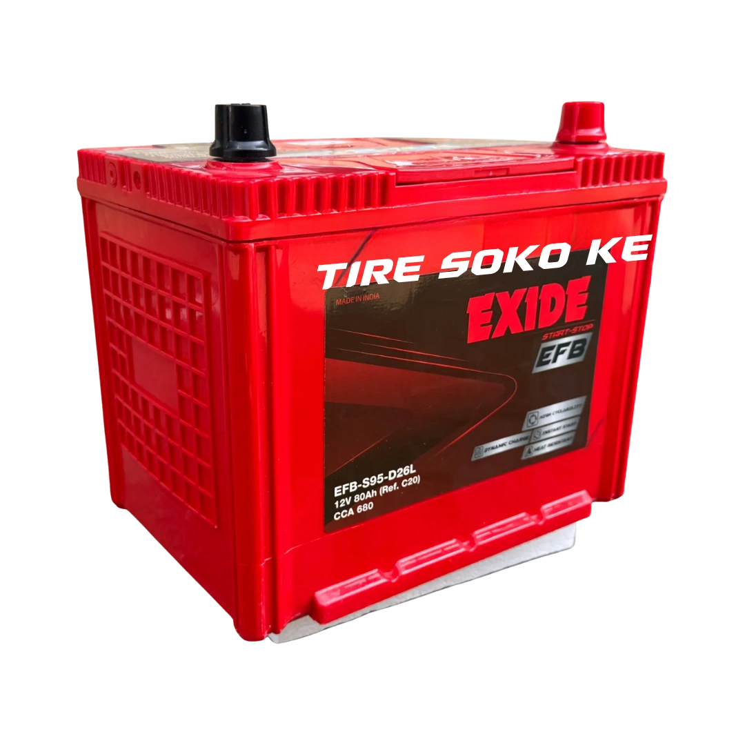 Exide Matrix EFB S95 12V 80Ah 680CCA Start-Stop Car Battery