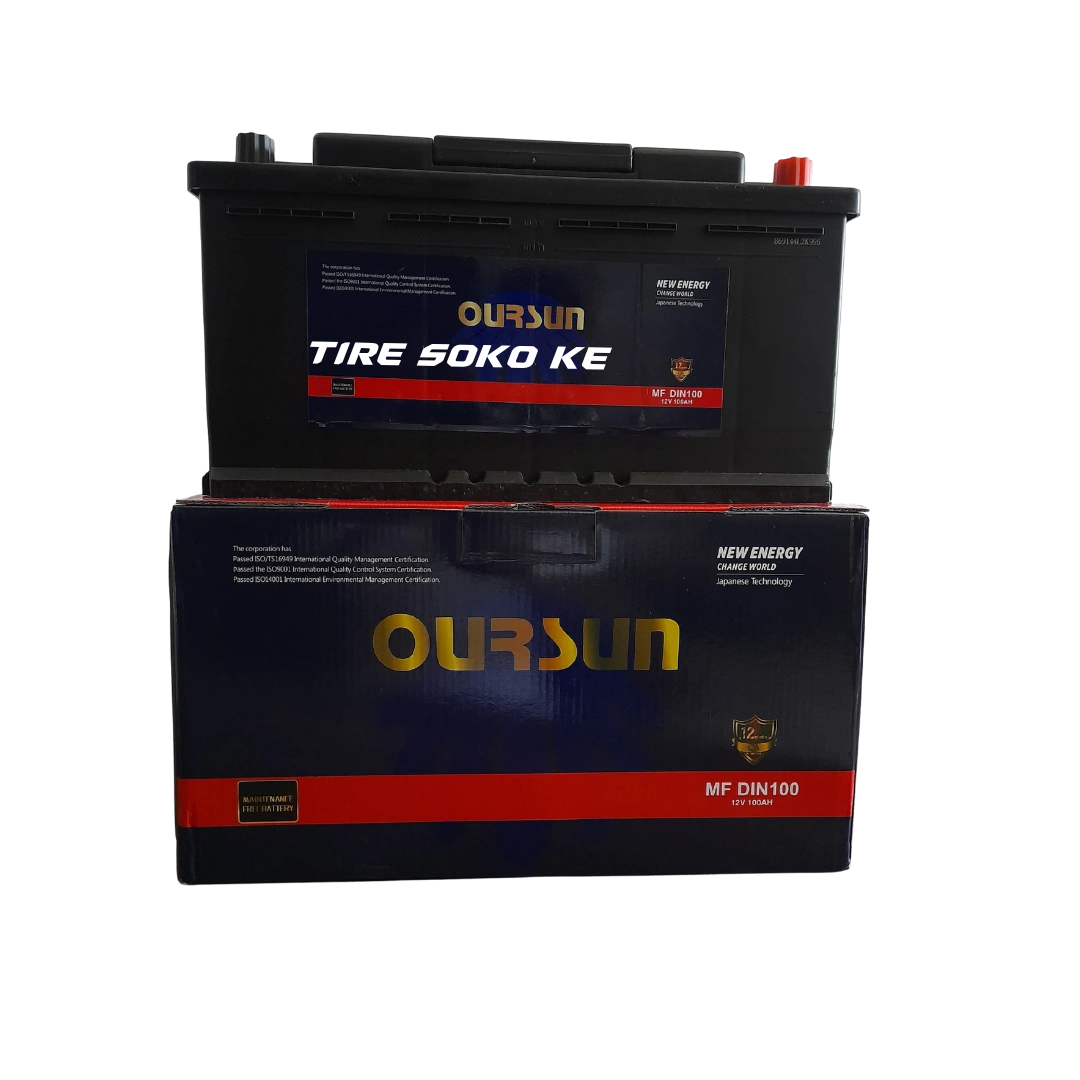 Oursun Din 100 12V 100Ah 900CCA Car Battery
